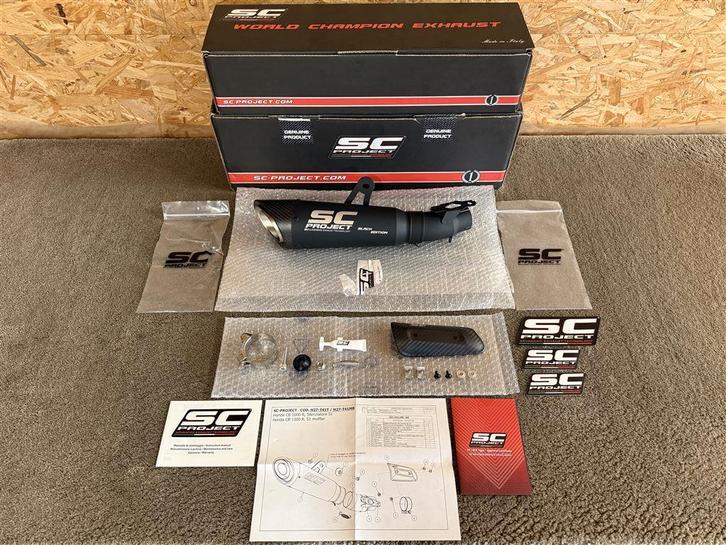 SC Project S1 uitlaat demper Honda CB1000R 2018-2025 SC80, Motoren, Onderdelen | Honda, Nieuw, Ophalen of Verzenden