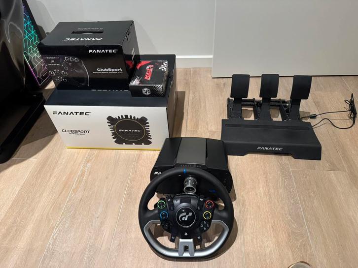 Fanatec full set te koop, Games en Spelcomputers, Games | Pc, Zo goed als nieuw, Ophalen