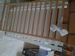 wit houten babybed met matras, Ophalen, 85 tot 100 cm, Gebruikt, 140 tot 160 cm