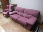 zetel en sofa, Ophalen, Hout, Gebruikt, 75 tot 100 cm