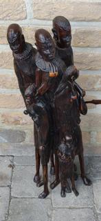 Masai familie, Ophalen