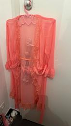 Peignoir kimono corail abricot neuf L, Enlèvement ou Envoi, Peignoir
