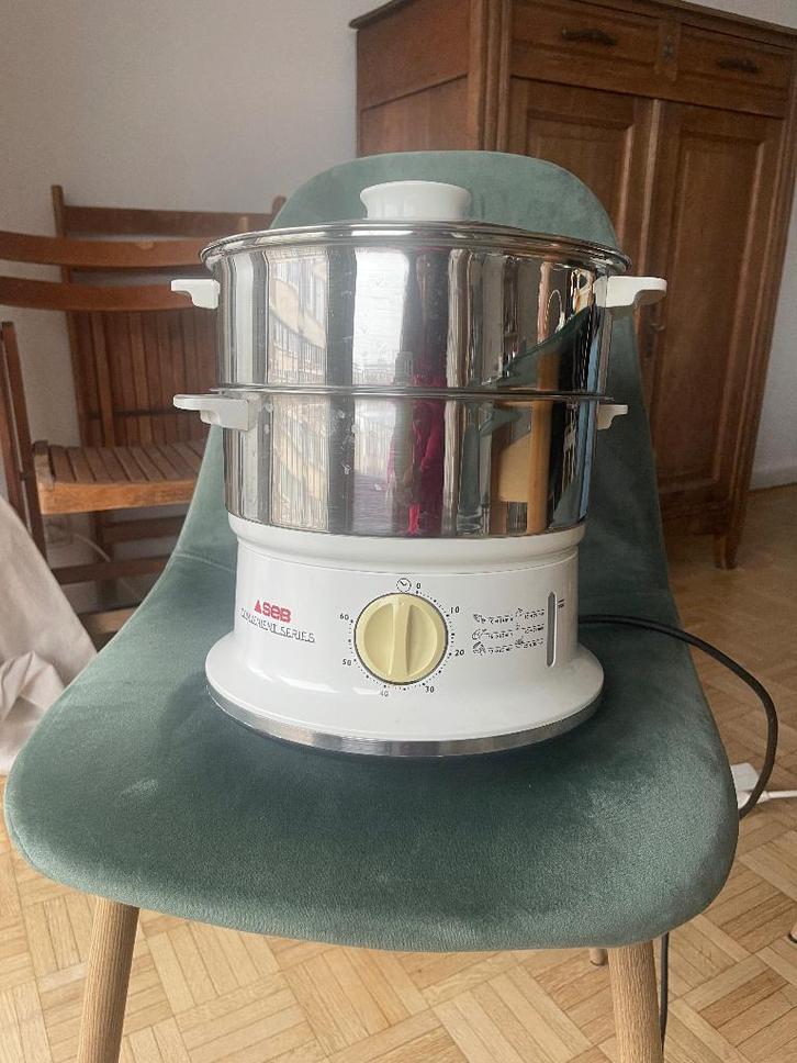 Cuiseur vapeur SEB – Inox – Excellent état, Elektronische apparatuur, Rijstkokers, Gebruikt, Ophalen