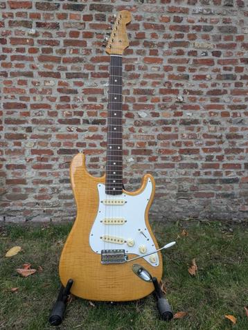 Fender MIJ Foto Flame Stratocaster – Japan, mid '90s beschikbaar voor biedingen