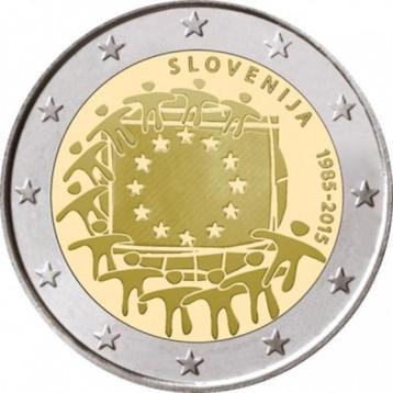 Pièces 2 euros commémoratives Slovénie UNC