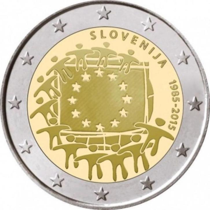 2 euro herdenkingsmunten Slovenië UNC, Postzegels en Munten, Munten | Europa | Euromunten, Losse munt, 2 euro, Slovenië, Ophalen of Verzenden