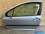 PEUGEOT 207 zilver EZR links 3Deurs deur portier2006-2015, Gebruikt, Peugeot, Deur