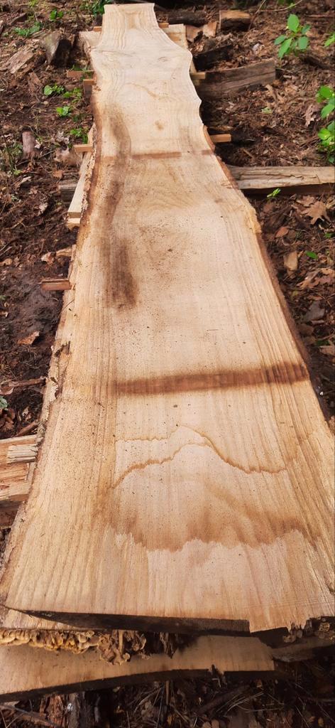 3 planches en chêne, Tuin en Terras, Palen, Balken en Planken, Zo goed als nieuw, Planken, Ophalen