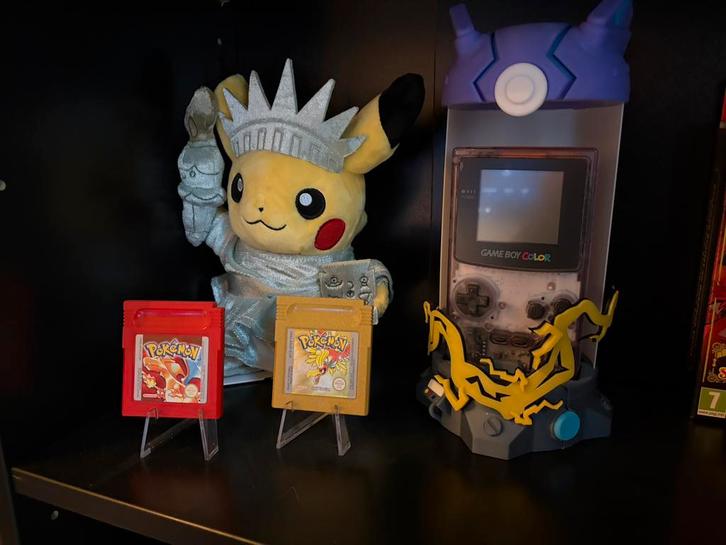 Nintendo Gameboy color + Pokemon, Games en Spelcomputers, Spelcomputers | Nintendo Game Boy, Zo goed als nieuw, Ophalen of Verzenden