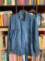 Massimo Dutti large overhemd, Ophalen of Verzenden, Gedragen, Blauw