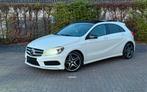Mercedes-Benz A 200*AMG LINE*XENON*PANO DAK*LEER*GARANTIE, Auto's, Mercedes-Benz, Euro 5, Zwart, 4 cilinders, Wit
