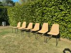 Set van 6 rotan-look stoelen voor binnen & buiten - zgan!, Ophalen of Verzenden, Zo goed als nieuw, Kunststof