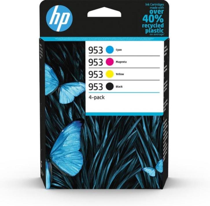 HP 953 Origineel Inktcartridge Zwart, Cyaan, Magenta & Geel, Computers en Software, Printerbenodigdheden, Nieuw, Cartridge, Verzenden