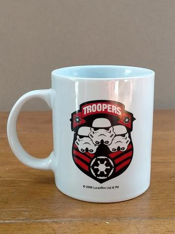 STAR WARS TROOPERS Mug rare 2008 Lucasfilm