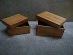 2 boites en bois (multi - usages, rangement, custo, ... ), Ophalen, Minder dan 50 cm, Minder dan 50 cm, Zo goed als nieuw