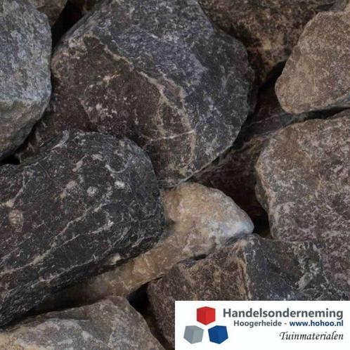 Ardenner breuksteen antraciet grijs rotsen schanskorf deco, Tuin en Terras, Grind, Keien en Split, Nieuw, Kei, Antraciet, Verzenden