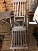 tuinzetels teak, Tuin en Terras, Ligbedden, Ophalen, Gebruikt, Teakhout, Verstelbaar