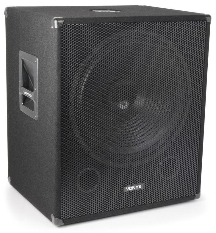Sub 18 inch actief 500 Watt, Bi-Amp, Audio, Tv en Foto, Luidsprekerboxen, Nieuw, Subwoofer, 120 watt of meer, Overige merken, Ophalen of Verzenden