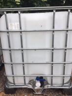 Tonnen, tanks, ibc vaten, watertank, watervat 1000 l, Tuin en Terras, Ophalen, Kunststof, Gebruikt, Met kraantje