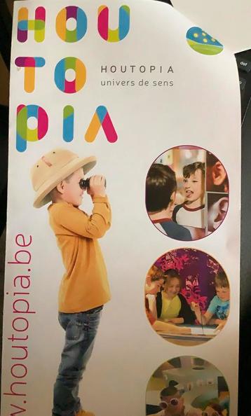 4 tickets (volwassenen) voor Houtopia beschikbaar voor biedingen