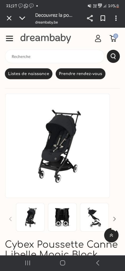 Poussette libelle cybex nouvelle, Kinderen en Baby's, Babywiegjes en Ledikanten, Nieuw, Overige typen, Ophalen