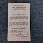 Bidprentje Tongerloo 1920, Enlèvement ou Envoi