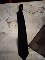 stropdas zwart, Diolen, Enlèvement ou Envoi, Comme neuf, Uni