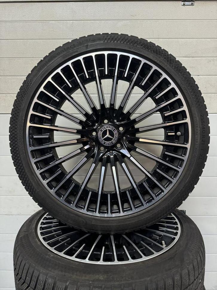 21’’MERCEDES EQC VELGEN WINTERBANDEN ORIG TPMS AMG, Auto-onderdelen, Banden en Velgen, Banden en Velgen, Winterbanden, 21 inch