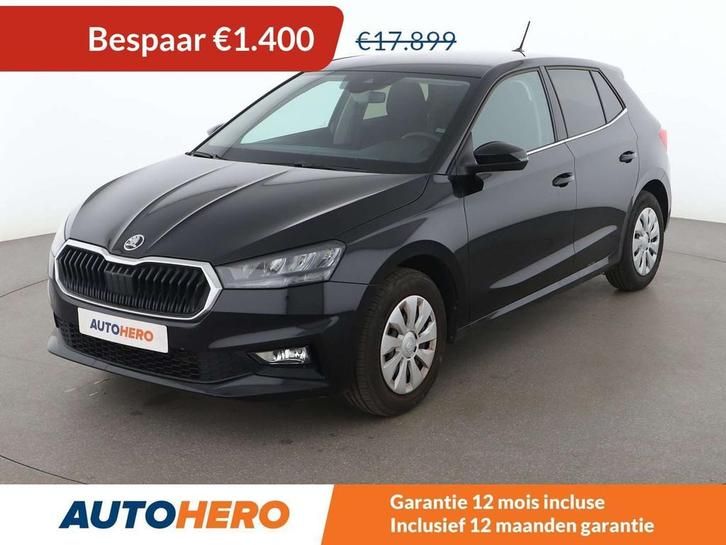 Skoda Fabia 1.0 TSI Selection (bj 2023), Auto's, Skoda, Te koop, Fabia, ABS, Achteruitrijcamera, Airbags, Airconditioning, Android Auto
