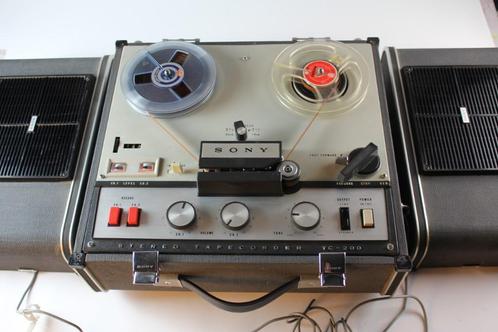 SONY TC-200 reel to reel bandrecorder met speakers, Audio, Tv en Foto, Bandrecorder, Bandrecorder, Ophalen