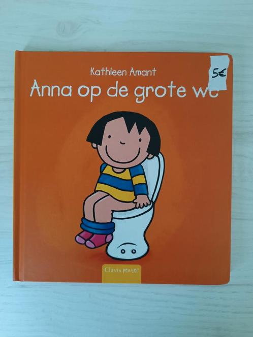 Kathleen Amant - Anna op de grote wc, Boeken, Kinderboeken | Baby's en Peuters, Nieuw, Ophalen