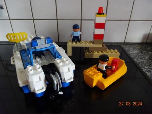 Duplo politie boot 4861*VOLLEDIG*PRIMA STAAT*, Kinderen en Baby's, Speelgoed | Duplo en Lego, Duplo, Complete set, Ophalen of Verzenden