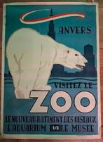 Originele affiche Zoo Antwerpen groot formaat!, Antiek en Kunst, Ophalen