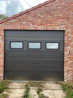 Sectionale poort PVC met afstandsbediening, Doe-het-zelf en Bouw, Ophalen, Kunststof, Garagedeur, Zo goed als nieuw