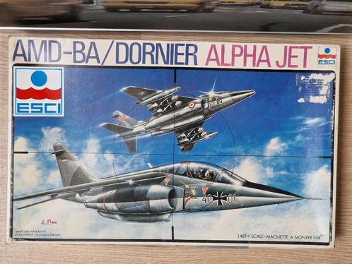 ESCI kit schaal 1/48 AMD-BA/DORNIER ALPHA JET, Hobby en Vrije tijd, Modelbouw | Vliegtuigen en Helikopters, Zo goed als nieuw