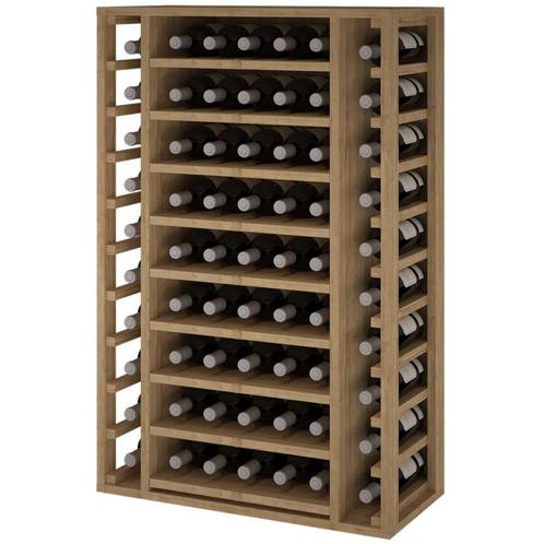 Wijnflessenrek. grenen 65 flessen met planken, Huis en Inrichting, Woonaccessoires | Wijnrekken, Nieuw, 75 cm of meer, Hout, 25 flessen of meer