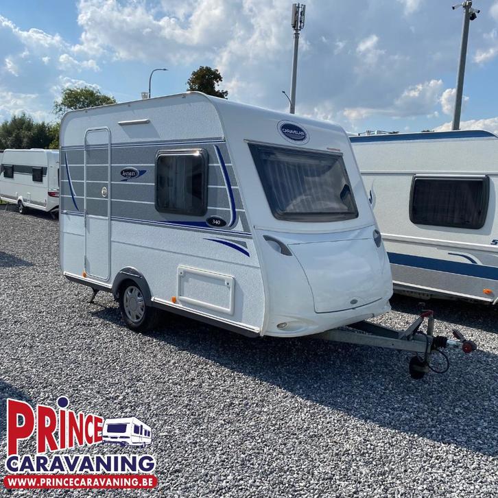 Caravelair Antares Luxe 340 2012 - Prince Caravaning, Caravans en Kamperen, Caravans, Bedrijf, tot en met 3, 500 - 750 kg, Caravelair