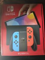 Nintendo Switch Oled, zwart - nieuw, nooit geopend, Games en Spelcomputers, Ophalen of Verzenden, Nieuw, Met 2 controllers, Switch OLED
