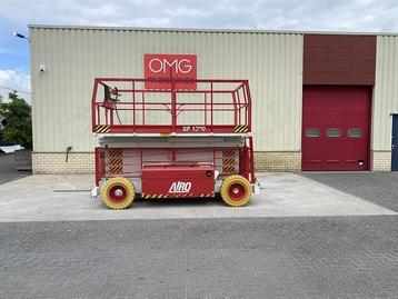 2002 Airo SF1200, Schaarhoogwerker, 14 meter beschikbaar voor biedingen