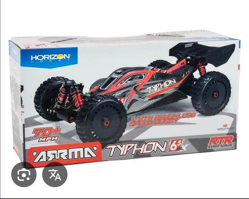 GEZOCHT/RECHERCHE - Doos Arrma Typhon 6S, Hobby en Vrije tijd, Modelbouw | Radiografisch | Auto's, Gebruikt, Ophalen of Verzenden