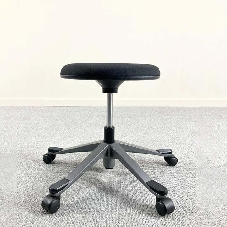 GIROFLEX 33 draaikruk Kruk, Huis en Inrichting, Bureaustoelen, Gebruikt, Bureaukruk, Zwart, Ophalen