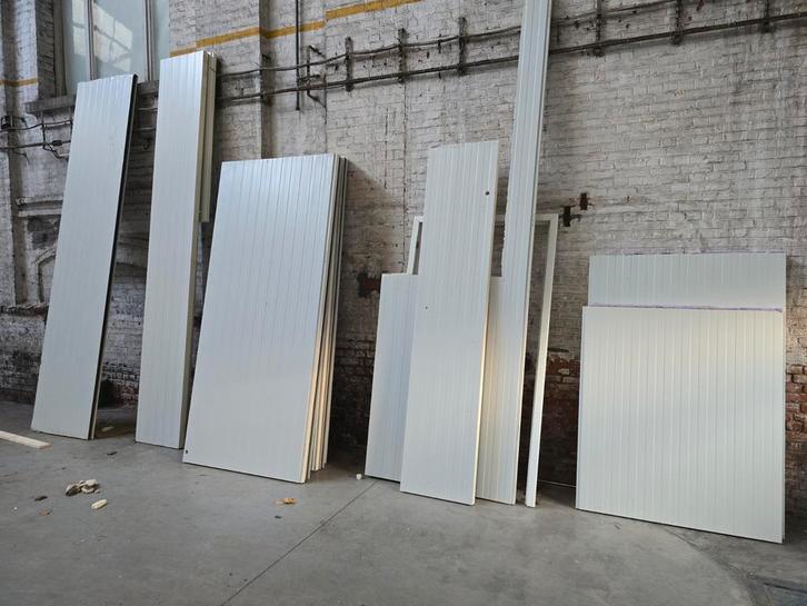 Sandwichpanelen 60 mm – 48 m² – Goede staat, Doe-het-zelf en Bouw, Platen en Panelen, Gebruikt, Ophalen