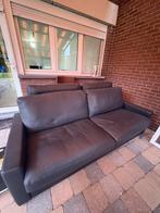 Canapé cuir noir, Maison & Meubles, Canapés | Salons, Enlèvement, Comme neuf, Cuir
