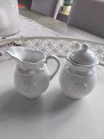 sucrier et pot à lait, Collections, Verres & Petits Verres, Enlèvement, Utilisé