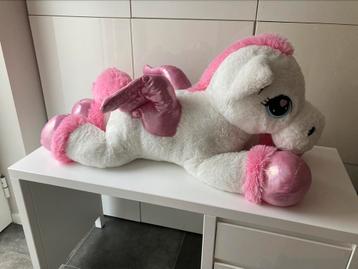 Peluche cheval volant - 110 cm de long neuve