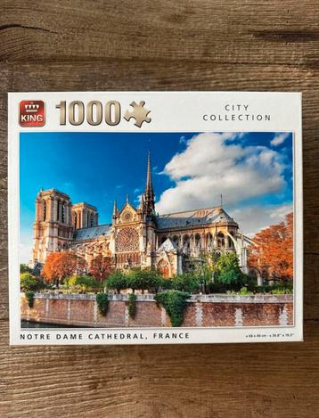 King puzzel 'Notre Dame Cathedral, France' 1000 stukjes beschikbaar voor biedingen