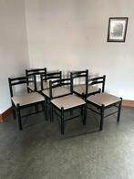 Zes vintage eetkamerstoelen, Ophalen