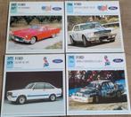 Ford: sportauto's: 4 verzamelkaarten, Enlèvement ou Envoi, Comme neuf, Voitures