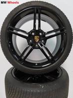 Porsche Taycan 21 inch velgen Mission E met winterbanden, Gebruikt, 265 mm, Banden en Velgen, Personenwagen