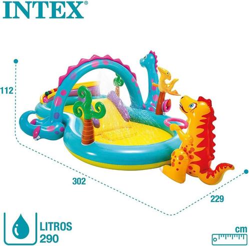 Intex Dinoland Play Center, opblaasbaar waterspeelcentrum, Kinderen en Baby's, Speelgoed | Babyspeelgoed, Gebruikt, Overige typen